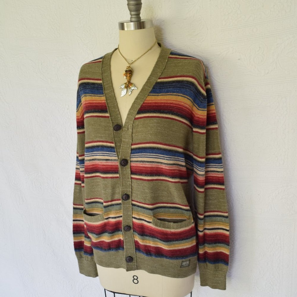 Ralph Lauren Aztec Wool blanket Navajo cardigan - Picture 6 of 10